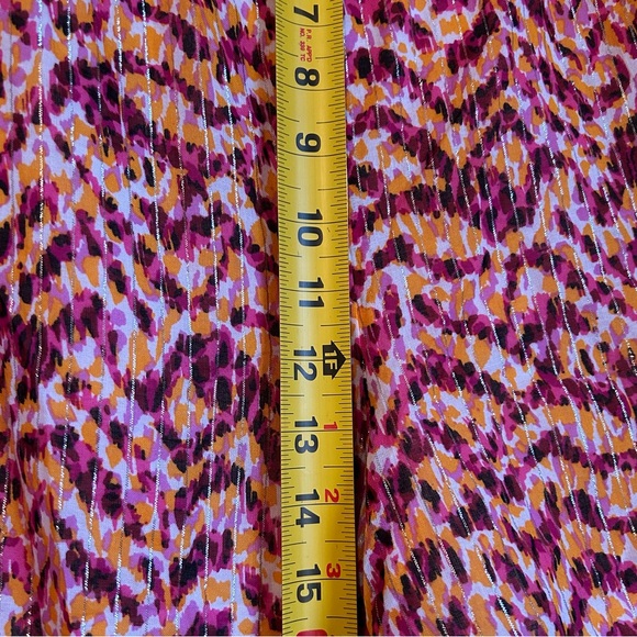 NWT Bar III 3X Womens Orange Pink Wide Leg High Rise Tiger Tracks Lounge Pants! - Picture 13 of 16